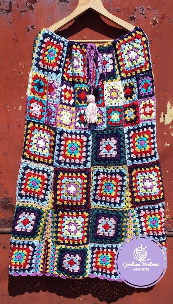 Jupe longue cheap crochet