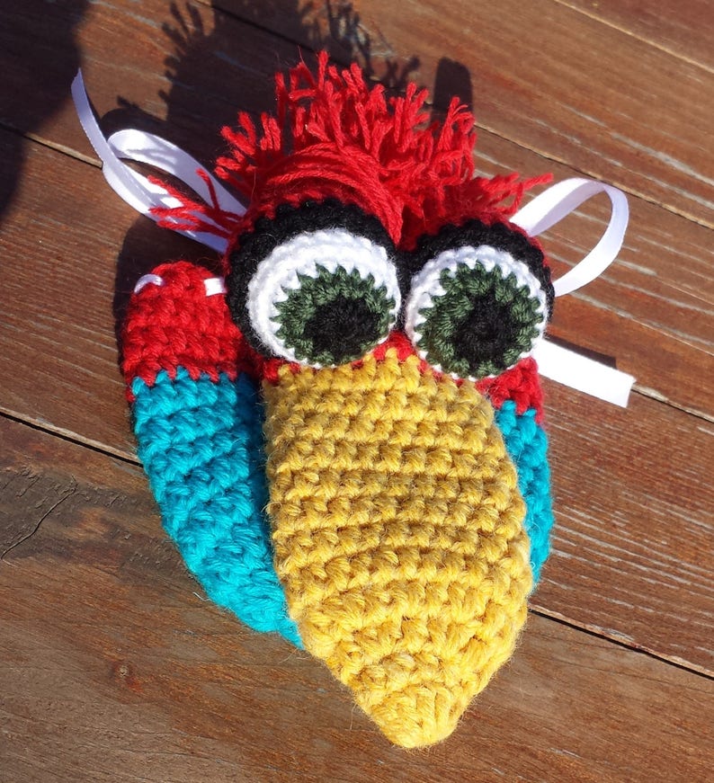 Willy Warmer Cartoon Character Woodpecker Erotic Sexy Toys Handmade Funny Crochet Penis Stulpen Popular Character Adult Sexy Toys Halloween