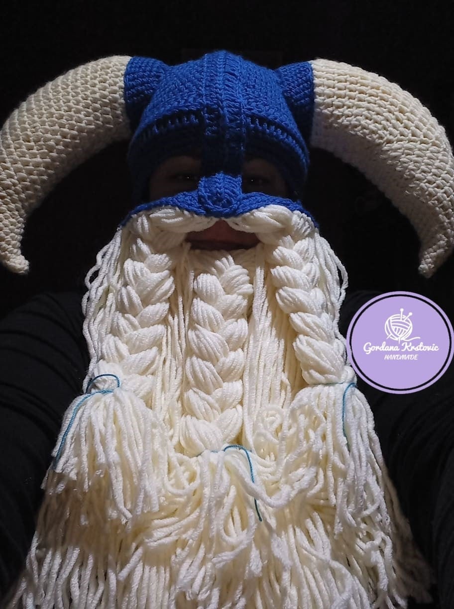 Scandinavian Hatcrochet Viking 