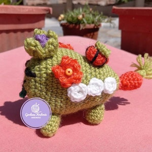 Handmade Crochet Amigurumi Pig Plush Soft Wool Yarn Stuffed Animal Kawaii Nursery Decor Children Gift Collector Artisan Toy Limited Edition