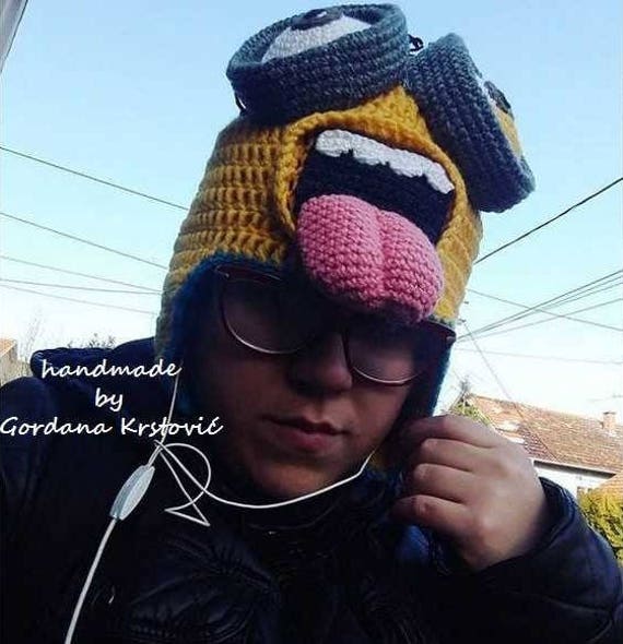 Crochet Character Hat Crazy Hat Cartoon Character Hat Crochet