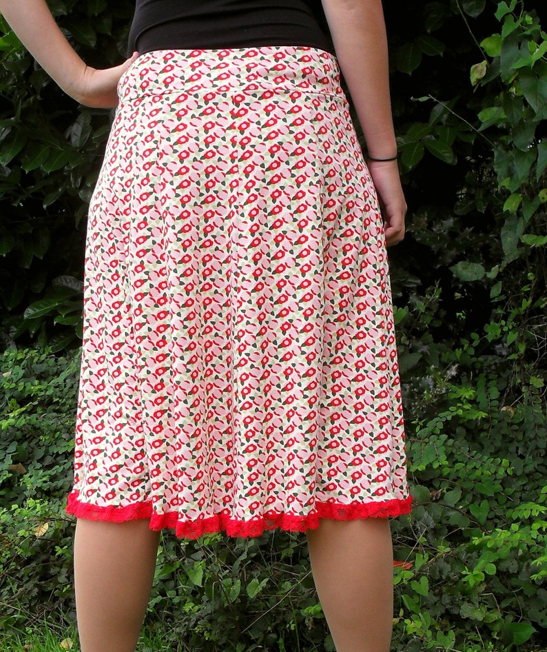 Country, Skirt, handmade panel skirt M 40-42 image 4