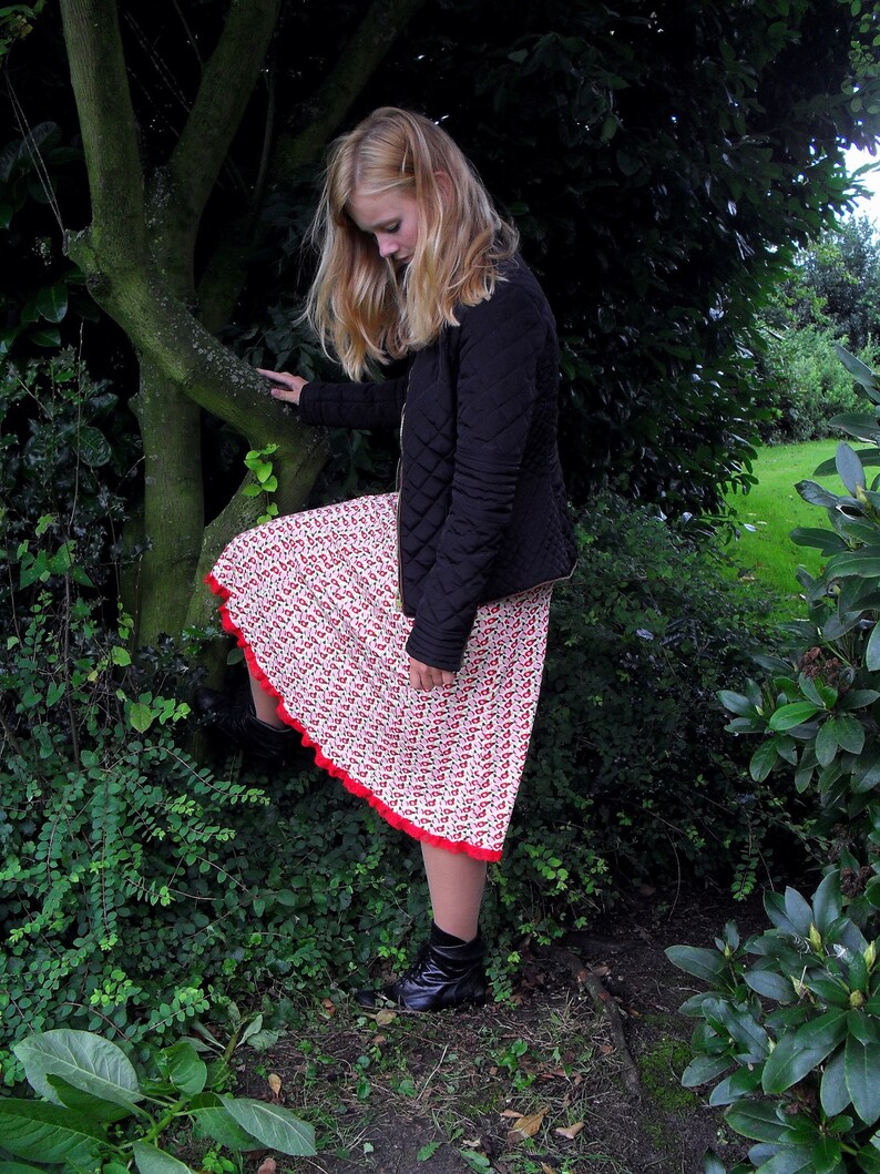 Country, Skirt, handmade panel skirt M 40-42 image 3