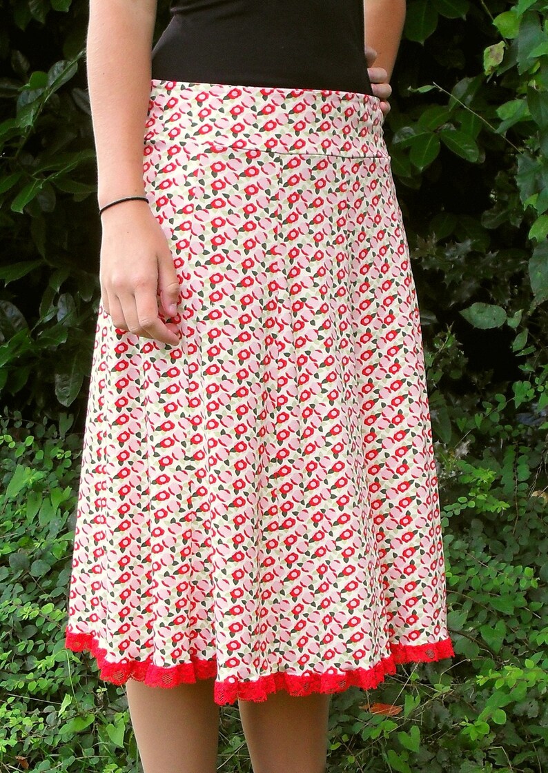 Country, Skirt, handmade panel skirt M 40-42 image 2