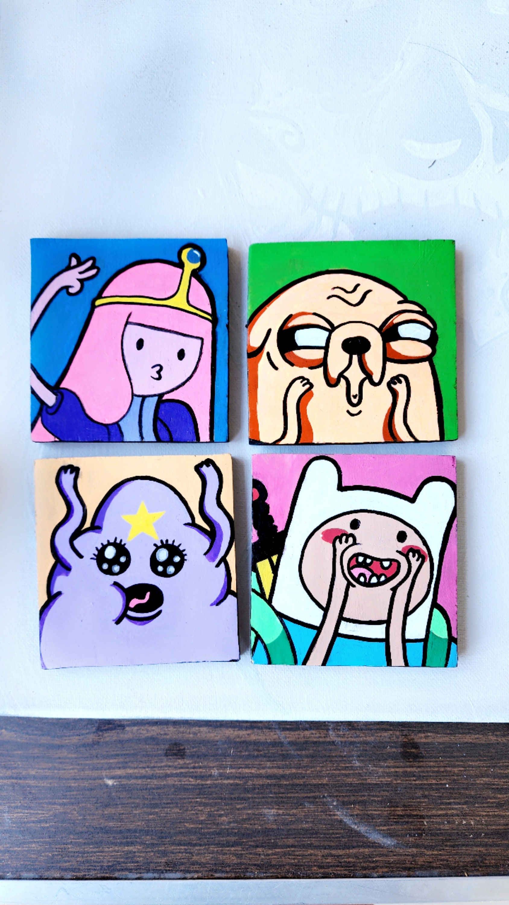 Adventure Time Drink Coaster Set, Gadgetsin