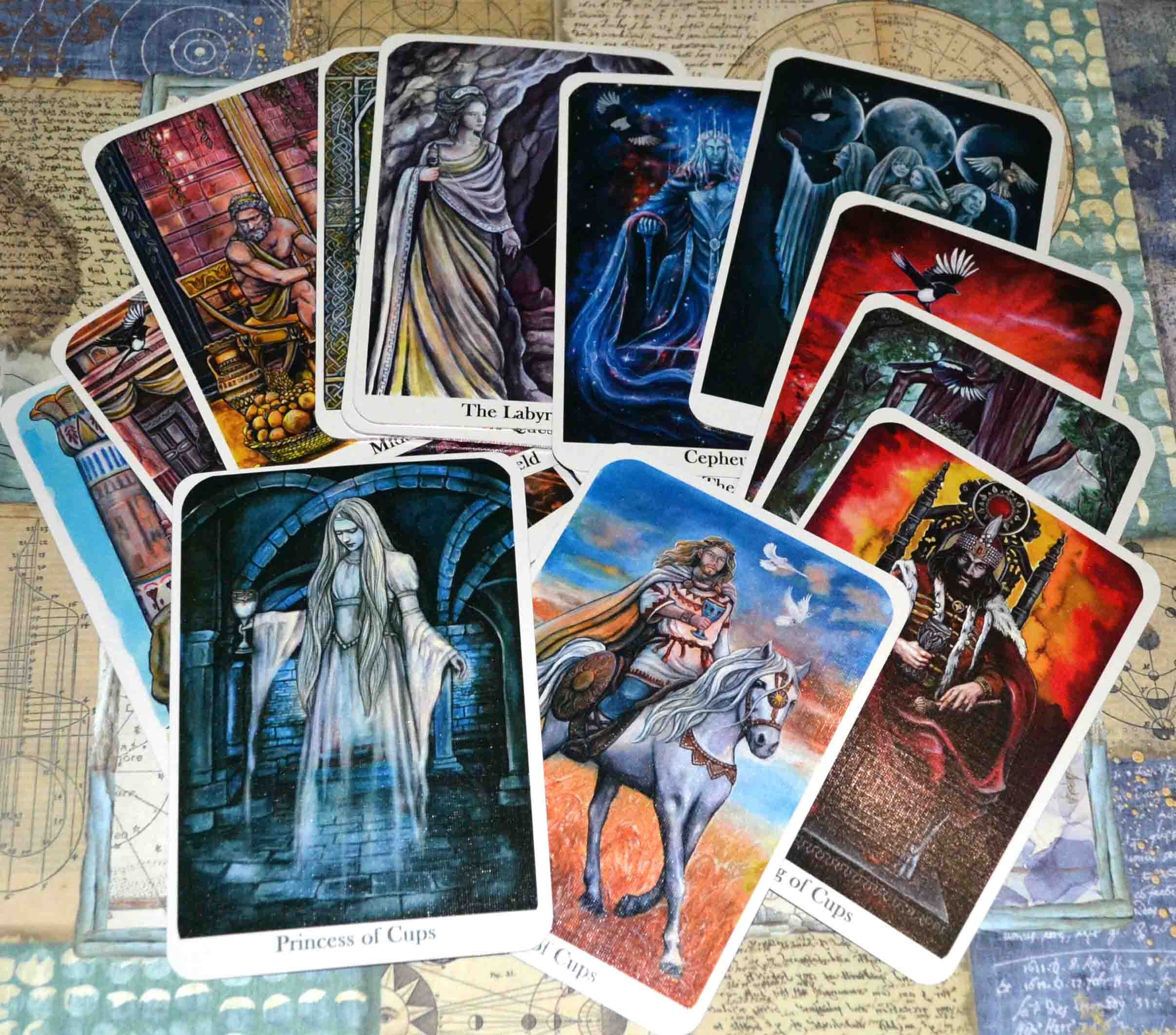 SALE Tarot Deck the Twilight of the Gods the Delphic - Etsy