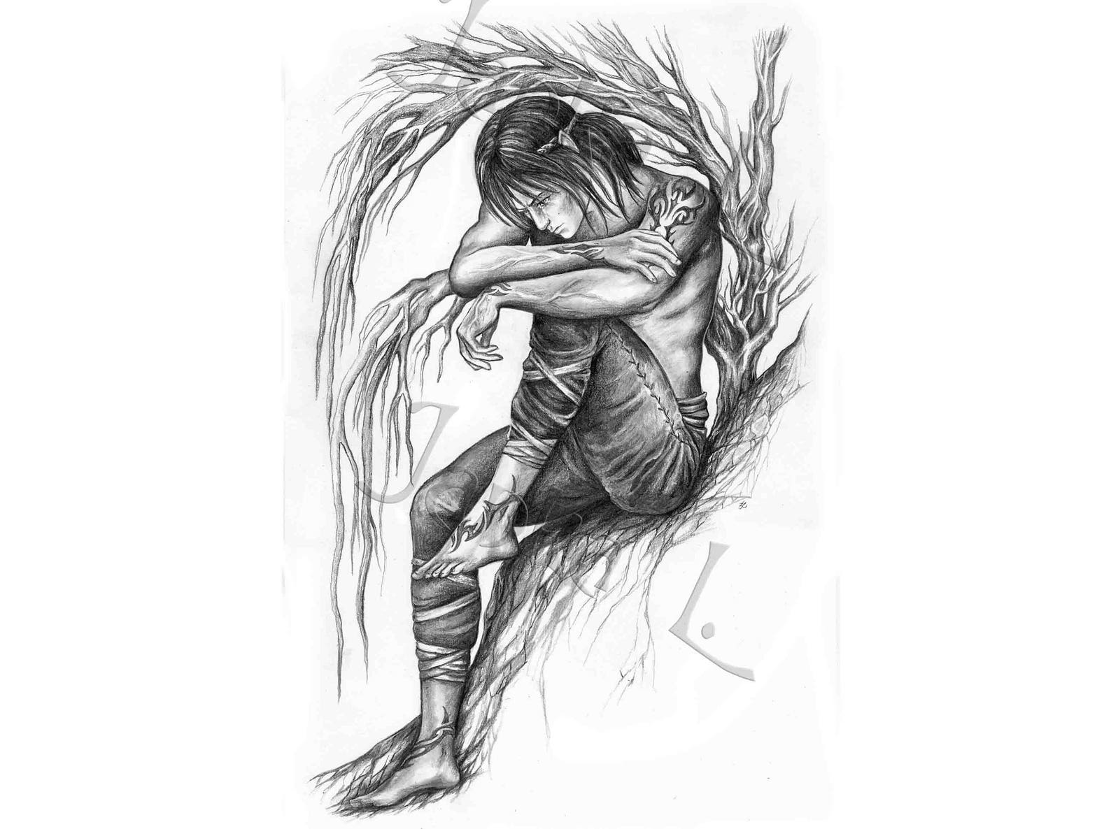 Traurige Elfe Original-Zeichnung Elfen Kunst - Etsy.de Traurige Elfe Original-Zeichnung Elfen Kunst - Etsy.de