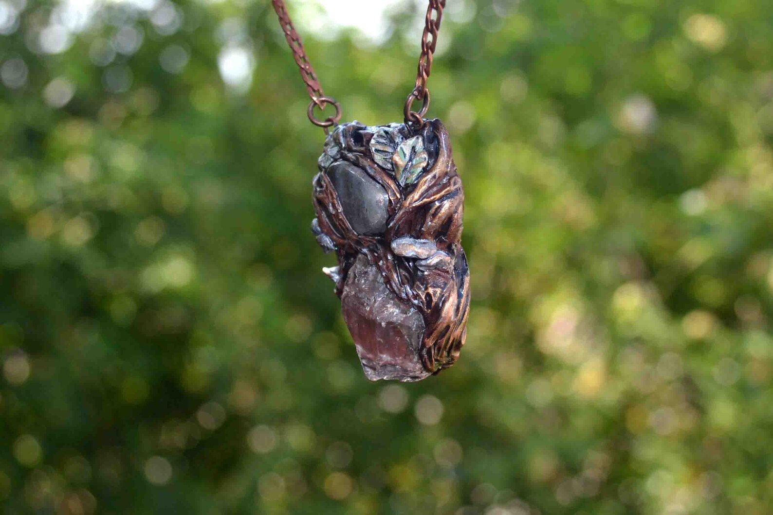 Forest Pendant Handmade Jewellery Nature Inspired Tree Etsy