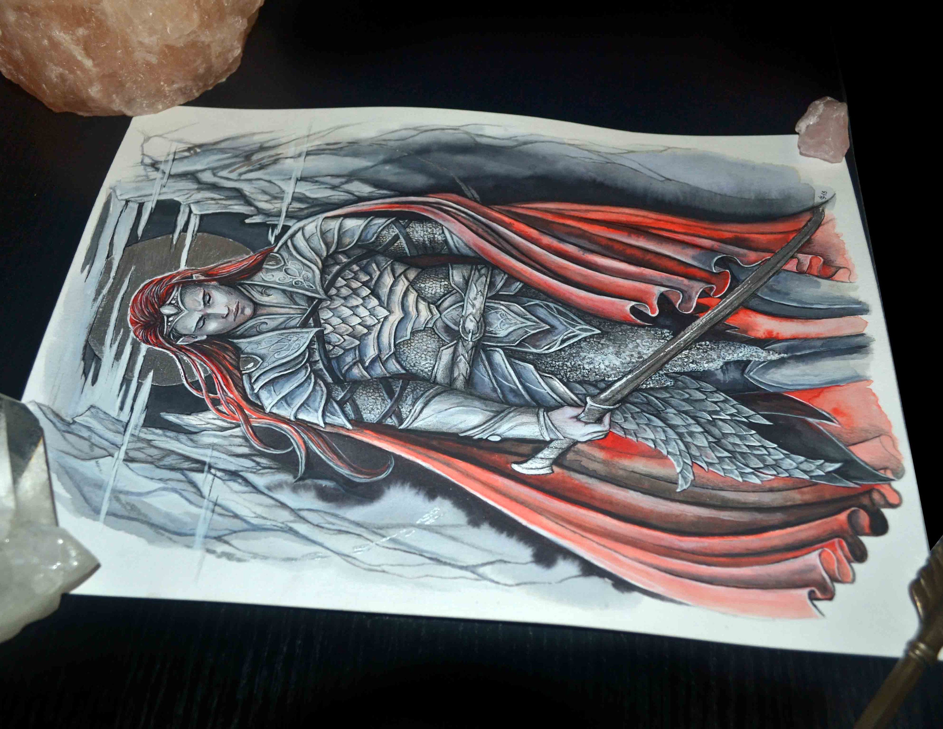 Elfen Herr Original-Illustration Elfe männlich | Etsy