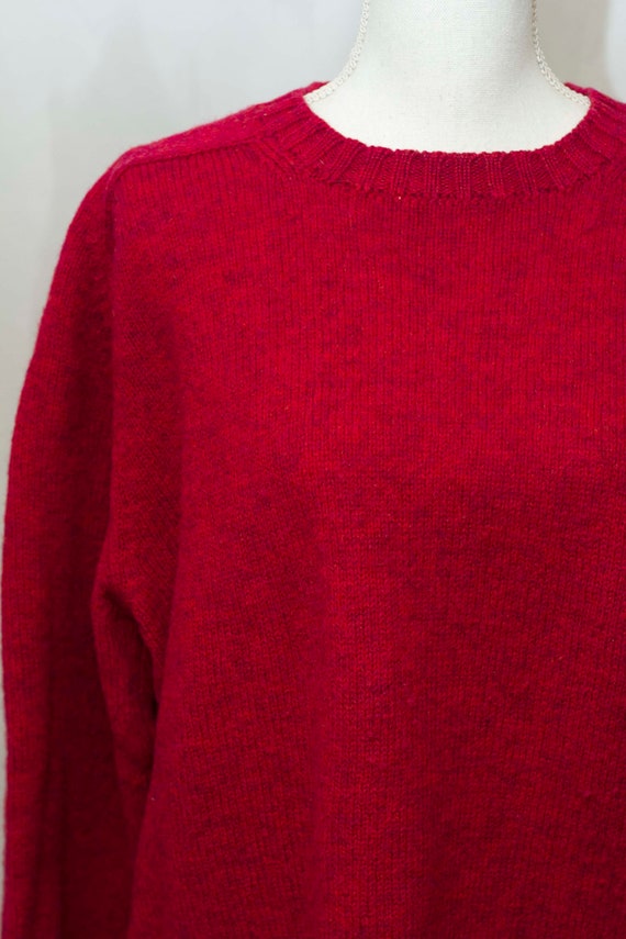 Vintage 1980s Joseph Laughter's Men's Shop Red Bur
