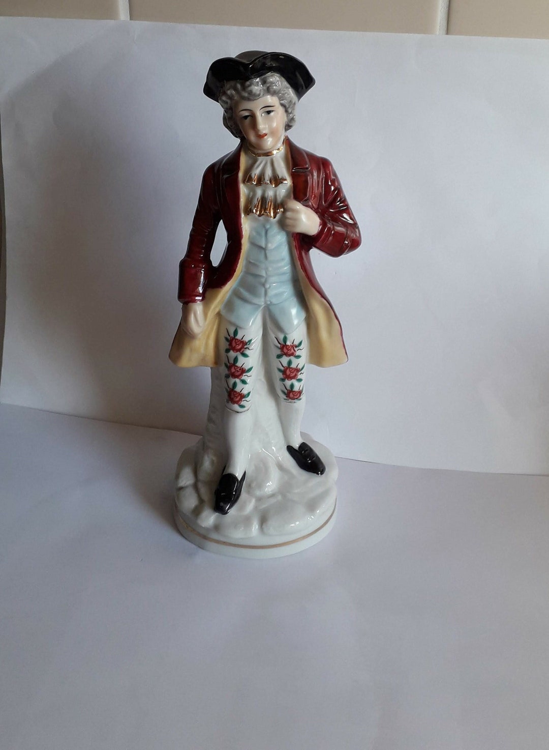 Rococo Styled Male Figurine Continental or German Origin - Etsy