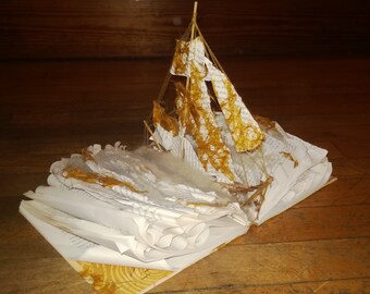 Rêverie  (Sailing Ship - Altered Book)