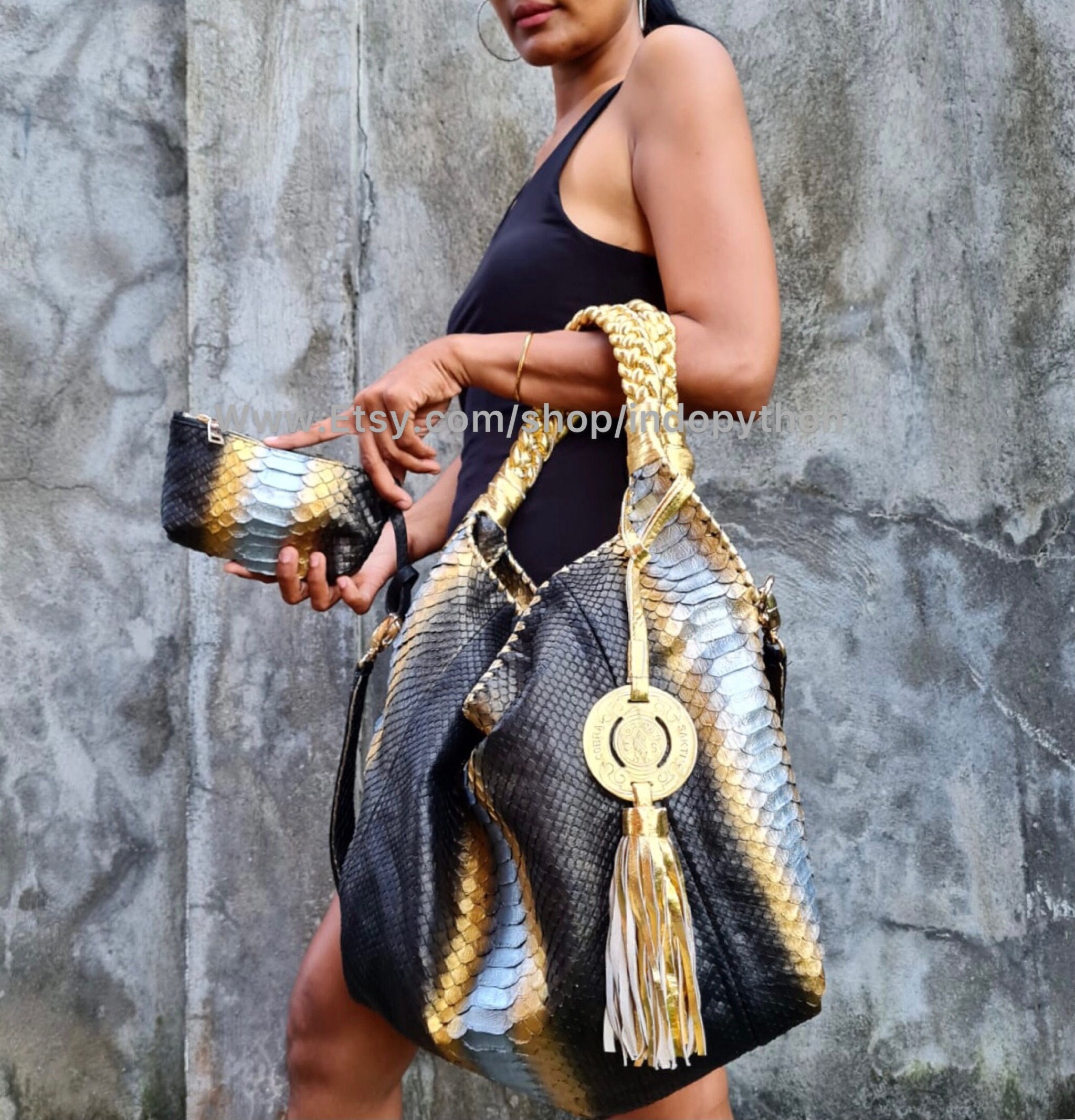 Gold hotsell metal bag