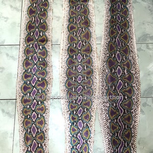 Genuine Python Leather, Natural Python Leather, Hide Snake Skin ...