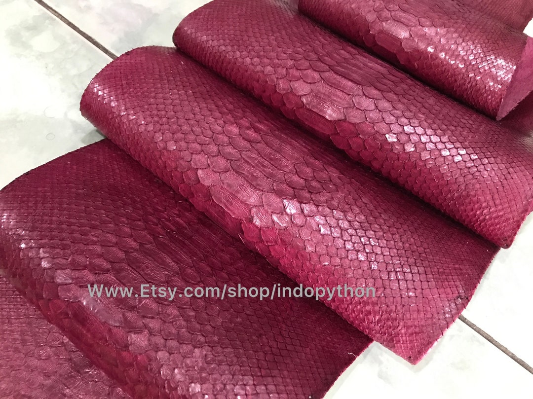 Genuine Python Leather, Natural Python Leather, Hide Snake Skin