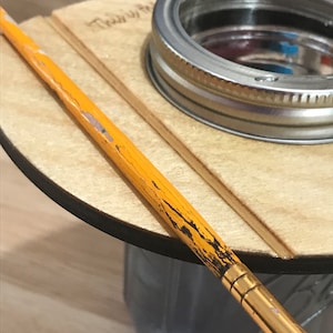 The Painter's Pal - Paint Brush Holder & Water Jar Combo - All in One image 3