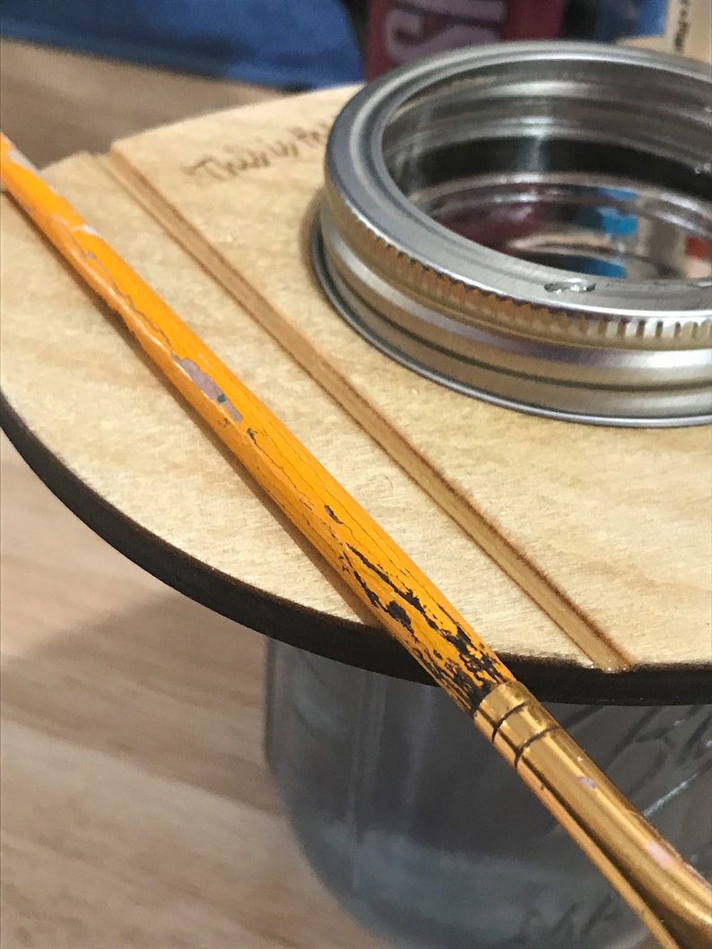 The Painter's Pal - Paint Brush Holder & Water Jar Combo - All in One image 3