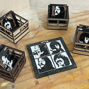 Retro & Popular Music Wood Coasters
