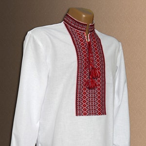Ukrainian shirt for adult men and boys, vyshyvanka, folk shirt