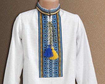Camisa ucraniana para niños vyshyvanka, bordado ucraniano, camisa tradicional ucraniana