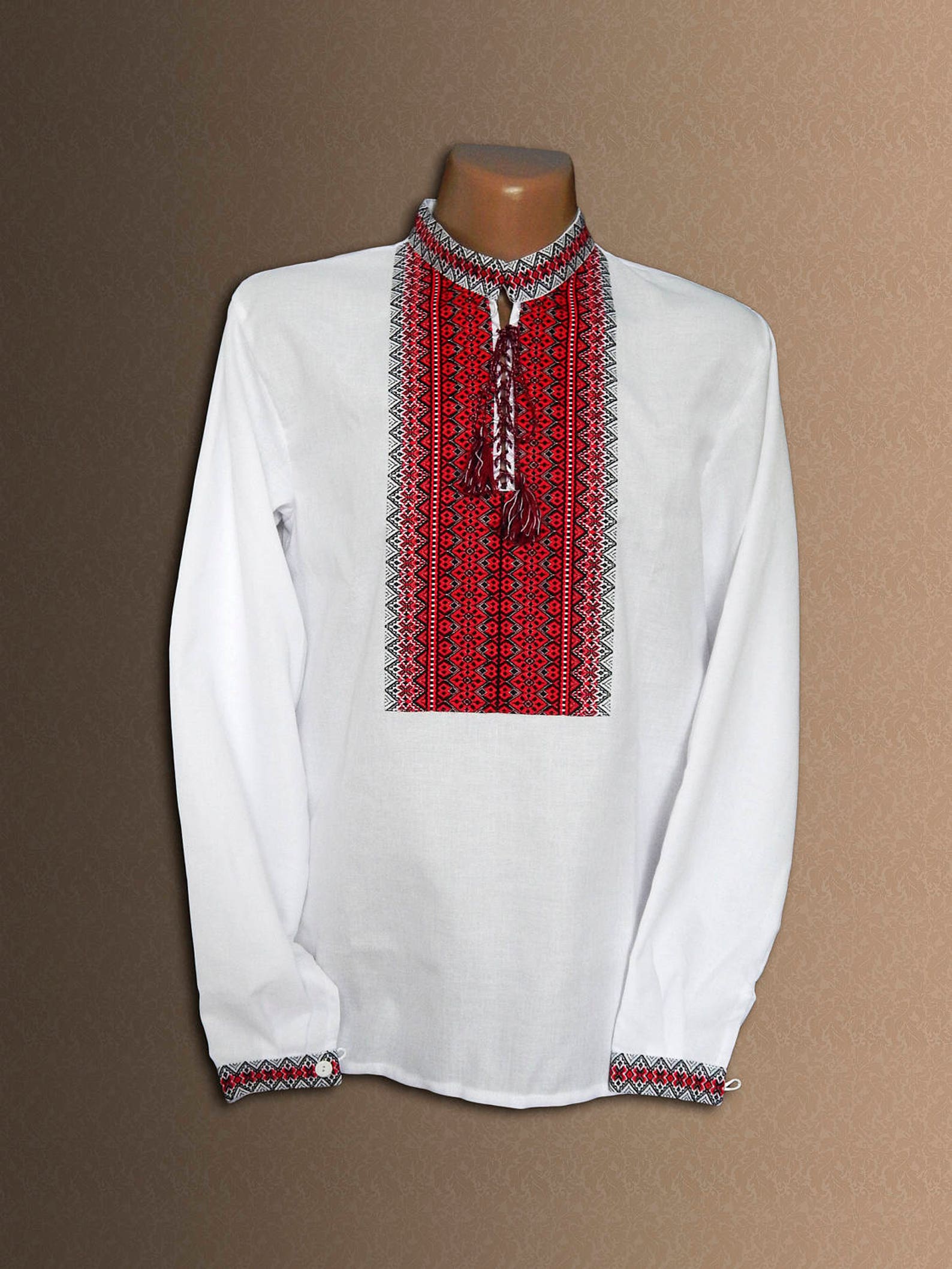 Ukrainian shirt Embroidered shirt Vyshyvanka for men Folk Etsy