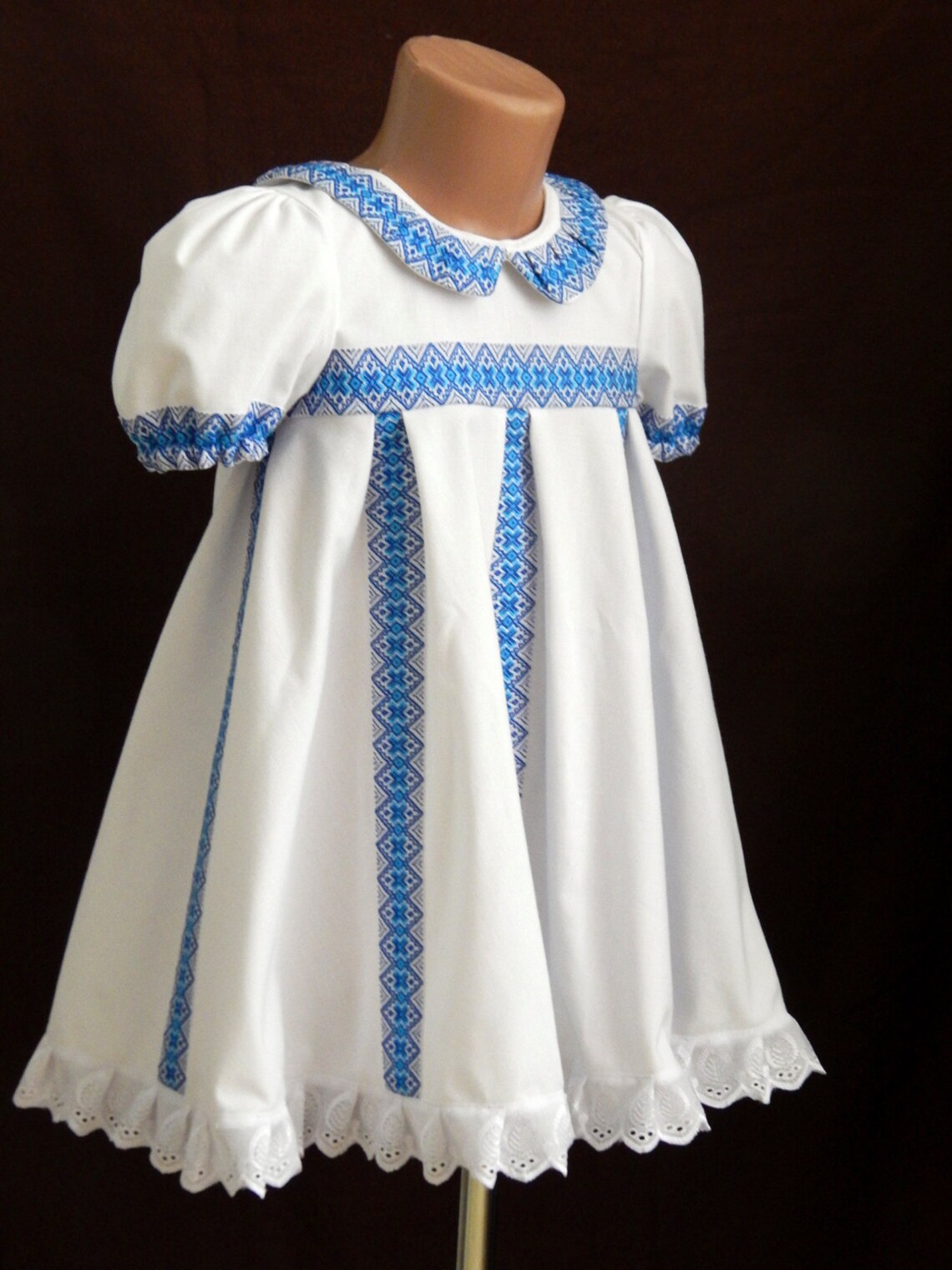 Ukrainian Children's dress. Ukrainian embroidery. Baby Etsy