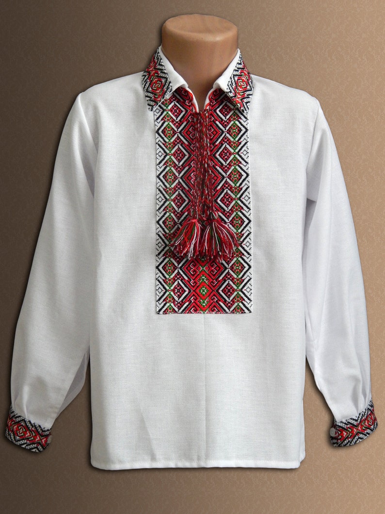 Vyshyvanka Ukrainian Embroidered Shirt for Boys Folk Ukrainian | Etsy