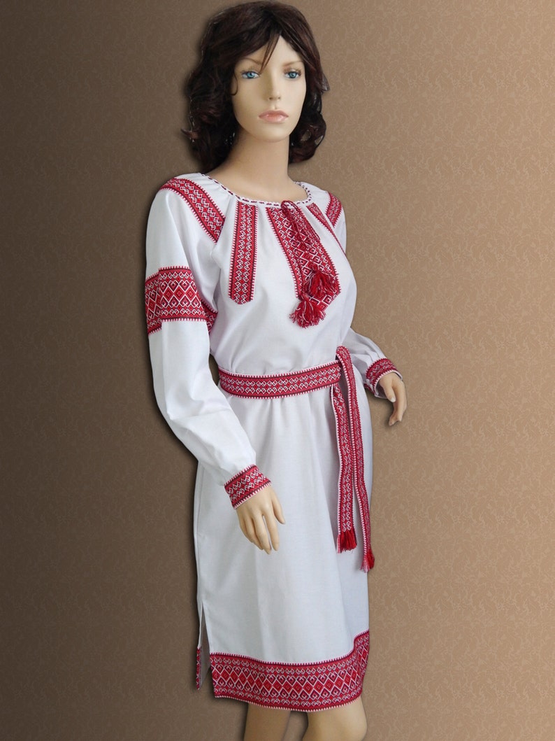 Ukrainian Vyshyvanka Embroidered Dress Ukrainian Dress | Etsy