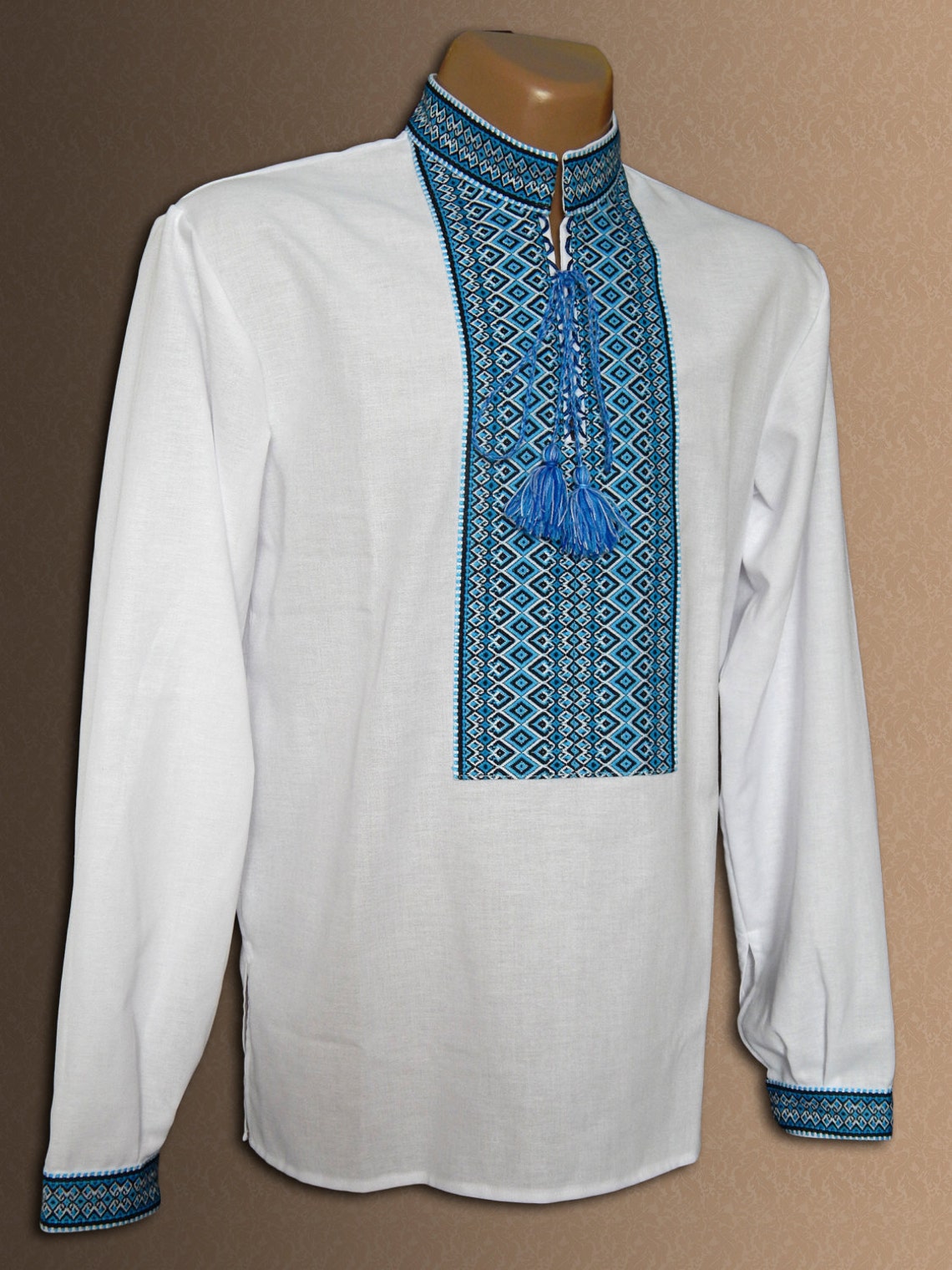 Ukrainian Embroidered Shirt for Adult Men Vyshyvanka Ukrainian Etsy