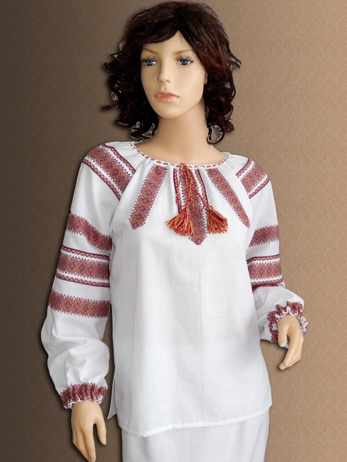 Ukrainian embroidered women's blouse Vyshyvanka Ukrainian | Etsy
