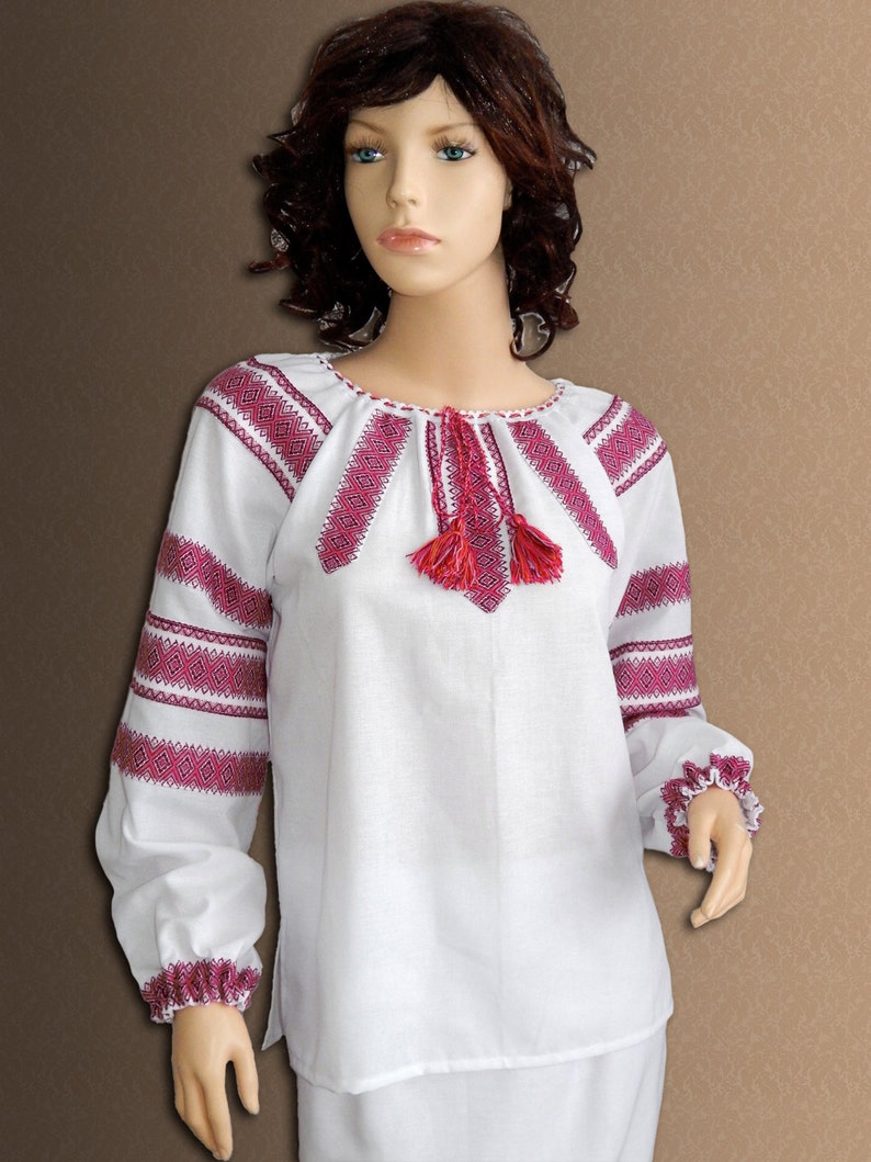 Ukrainian embroidered women's blouse Vyshyvanka Ukrainian Etsy