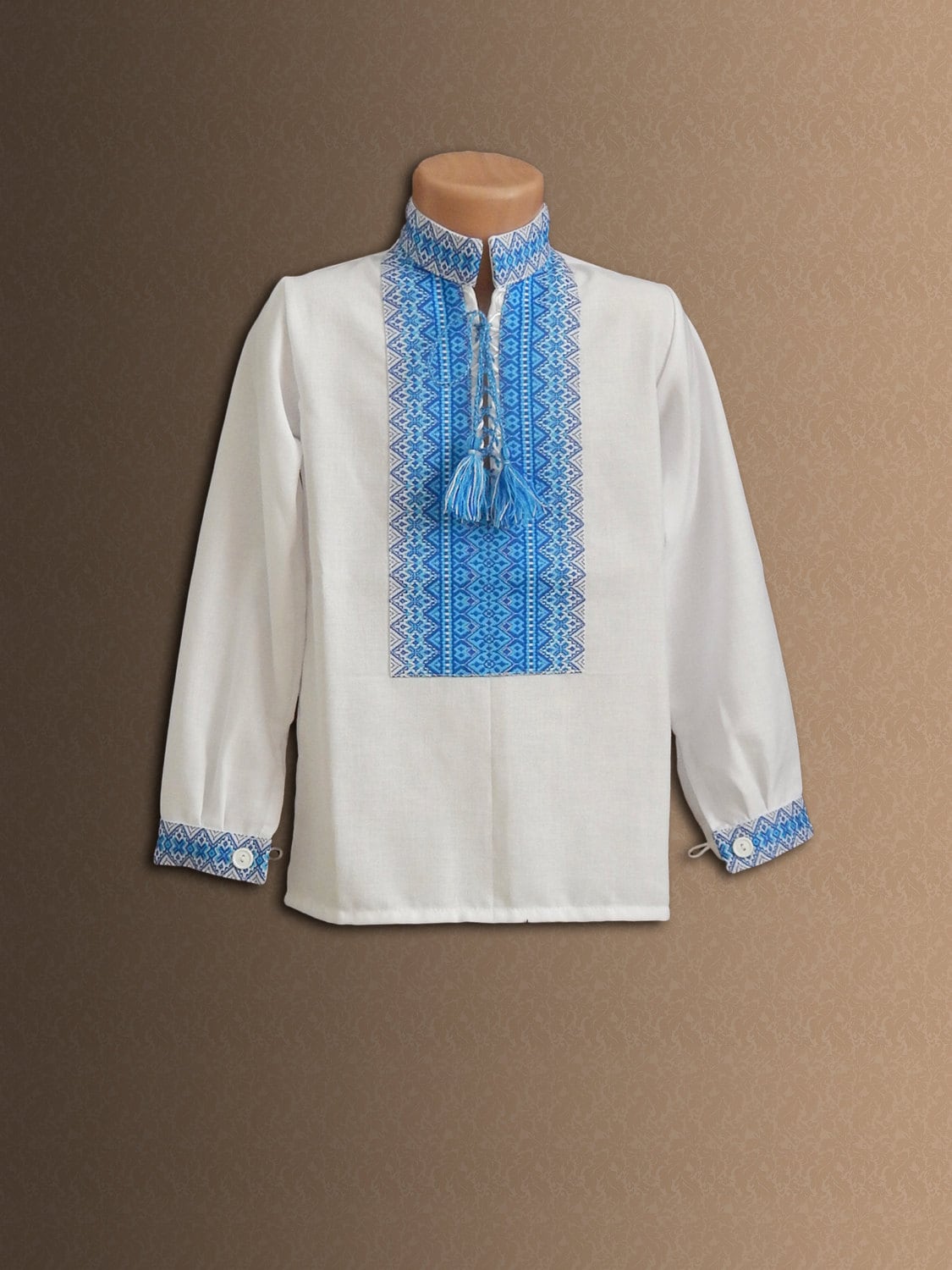 Ukrainian embroidered shirt for boys Cotton shirt Vyshyvanka | Etsy