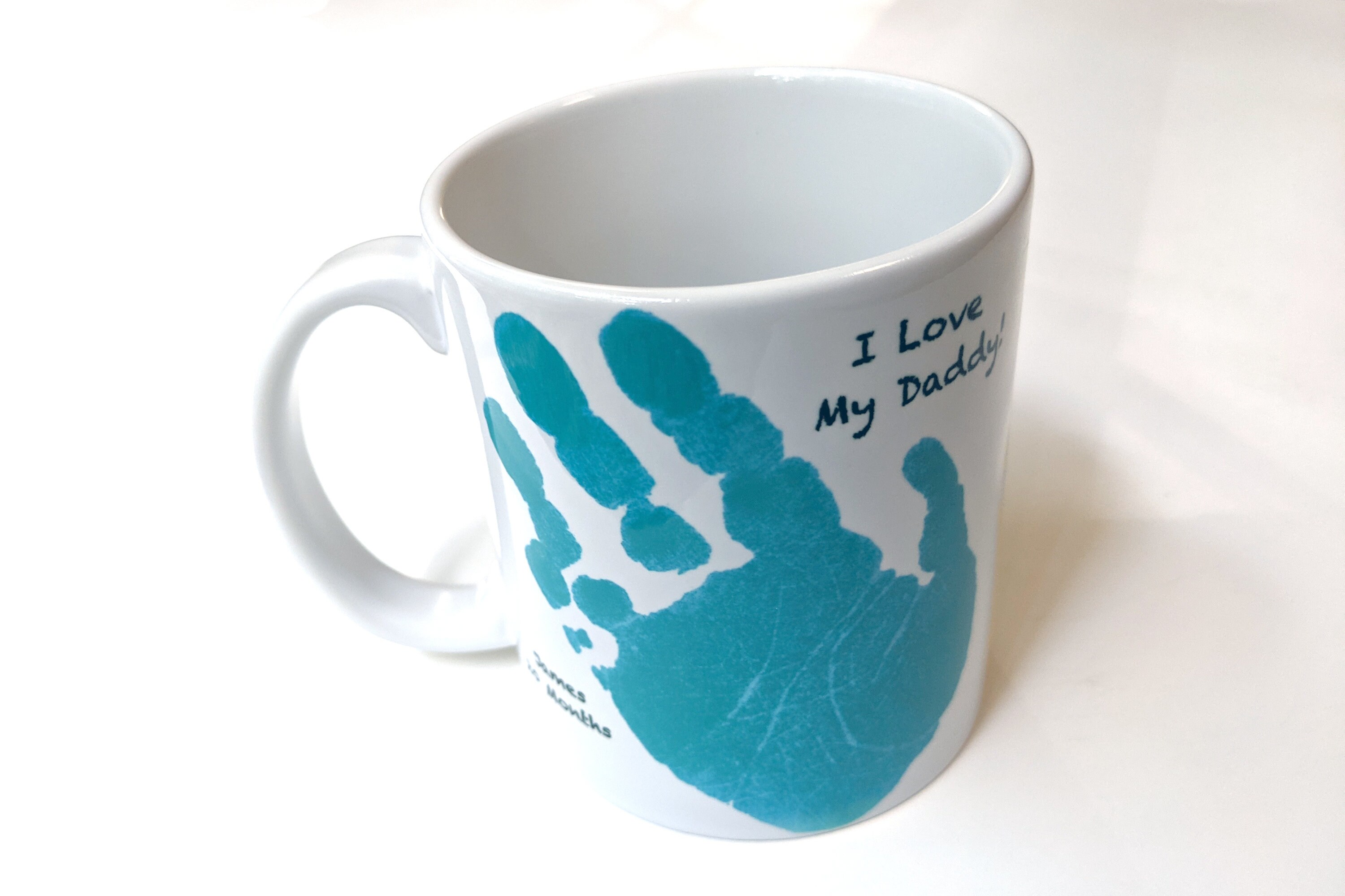 Handprint Mug Mug for Mom Gift For New Grandma Fathers Day Etsy