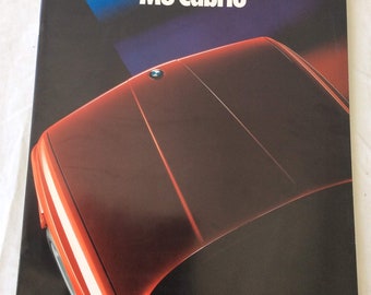 O V E R S I Z E - BMW M3 E30 Sport Evolution Cabriolet Rare Collector dealer only sales book c. 1988 1989 1990 1991