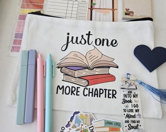 Ultimate Cozy Reading Kit | Annotation Bundle with Pens, Highlighters, Bookmarks, Stickers, Pouch