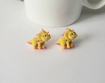 Dino - Mite Dinosaur Stud Earrings