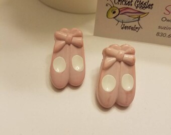 Pink Ballet Beauty Stud Earrings