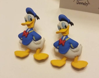Donald Duck Stud Earrings