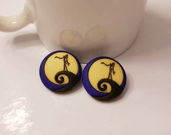 Nightmare Before Christmas Stud Earrings