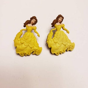 Classic Beauty and the Beast Large Stud Earrings