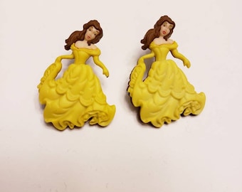 Classic Beauty and the Beast Large Stud Earrings