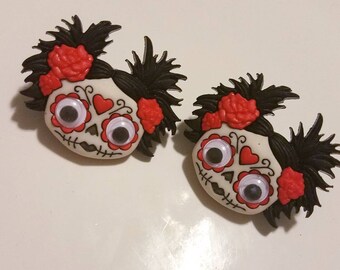 Zany Zombie Stud Earrings