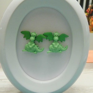 Fairytale Characters Button Stud Earings