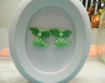 Fairytale Characters Button Stud Earings