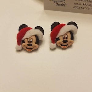 Holiday Mickey and Friends Stud Earrings