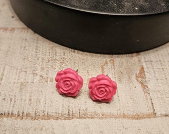 Rose Stud Earrings