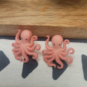 Octopus Stud Earrings