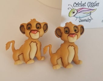 Lion King: Simba & Friends Large Stud Earrings