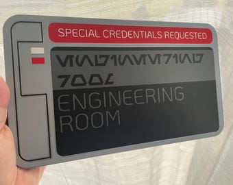 Engineering Sign Starcruiser Halcyon