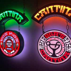 Dual Cantina lights (curved and round)